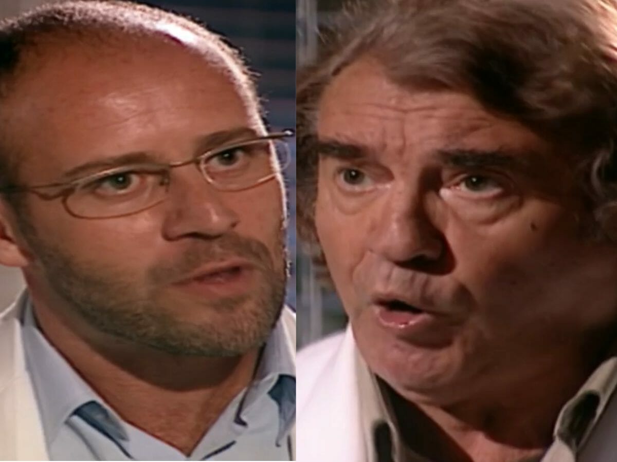 Julio (Murilo Grossi) e Albieri (Juca de Oliveira) em O Clone (Reprodução)