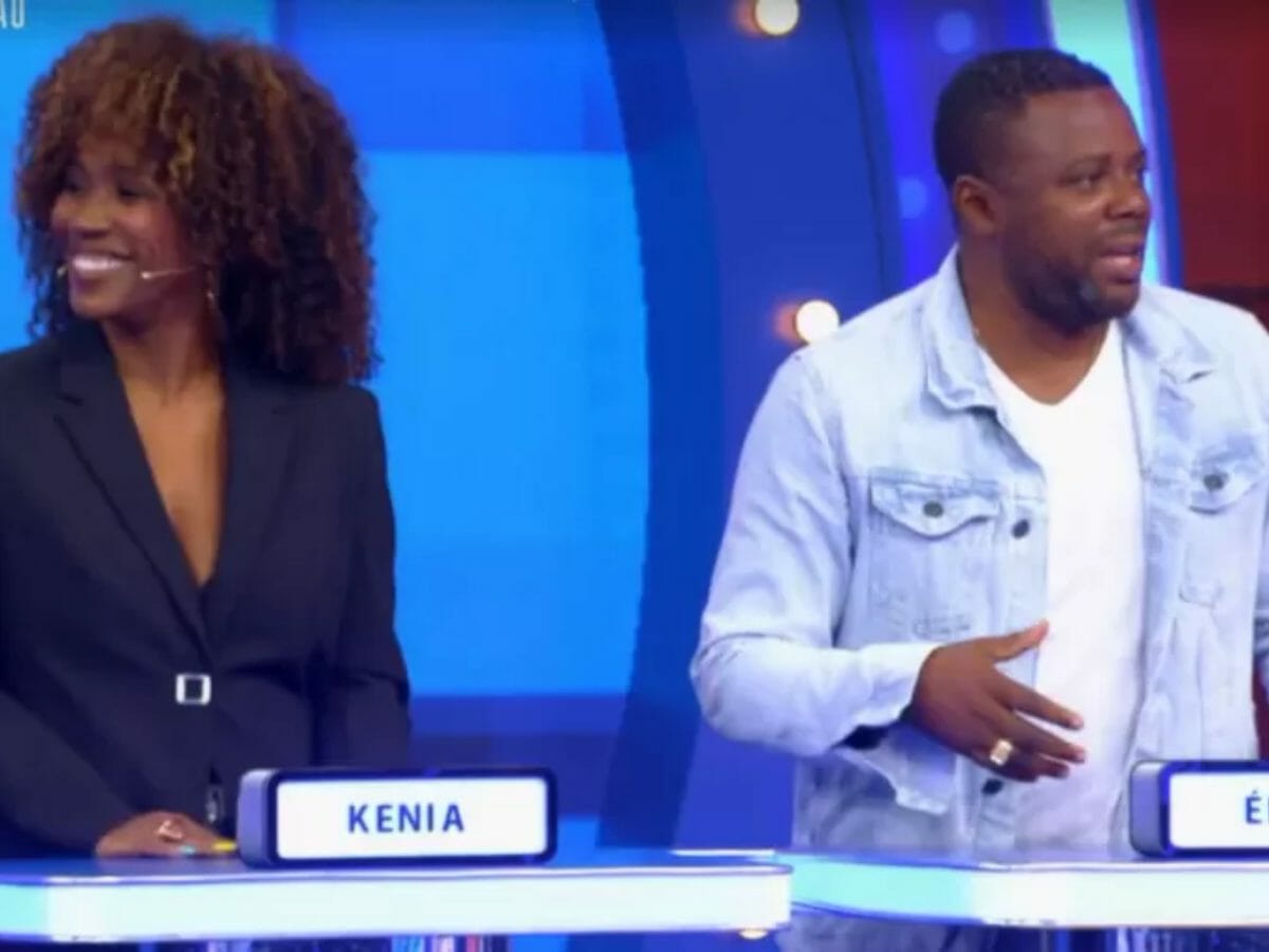 Kênia Maria e Érico Brás no Caldeirão (Reprodução)
