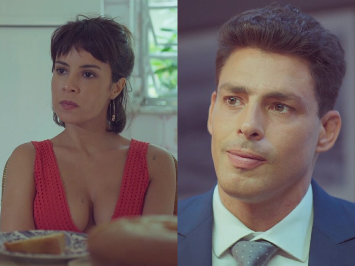 Lara (Andréia Horta) e Christian (Cauã Reymond) de Um Lugar ao Sol