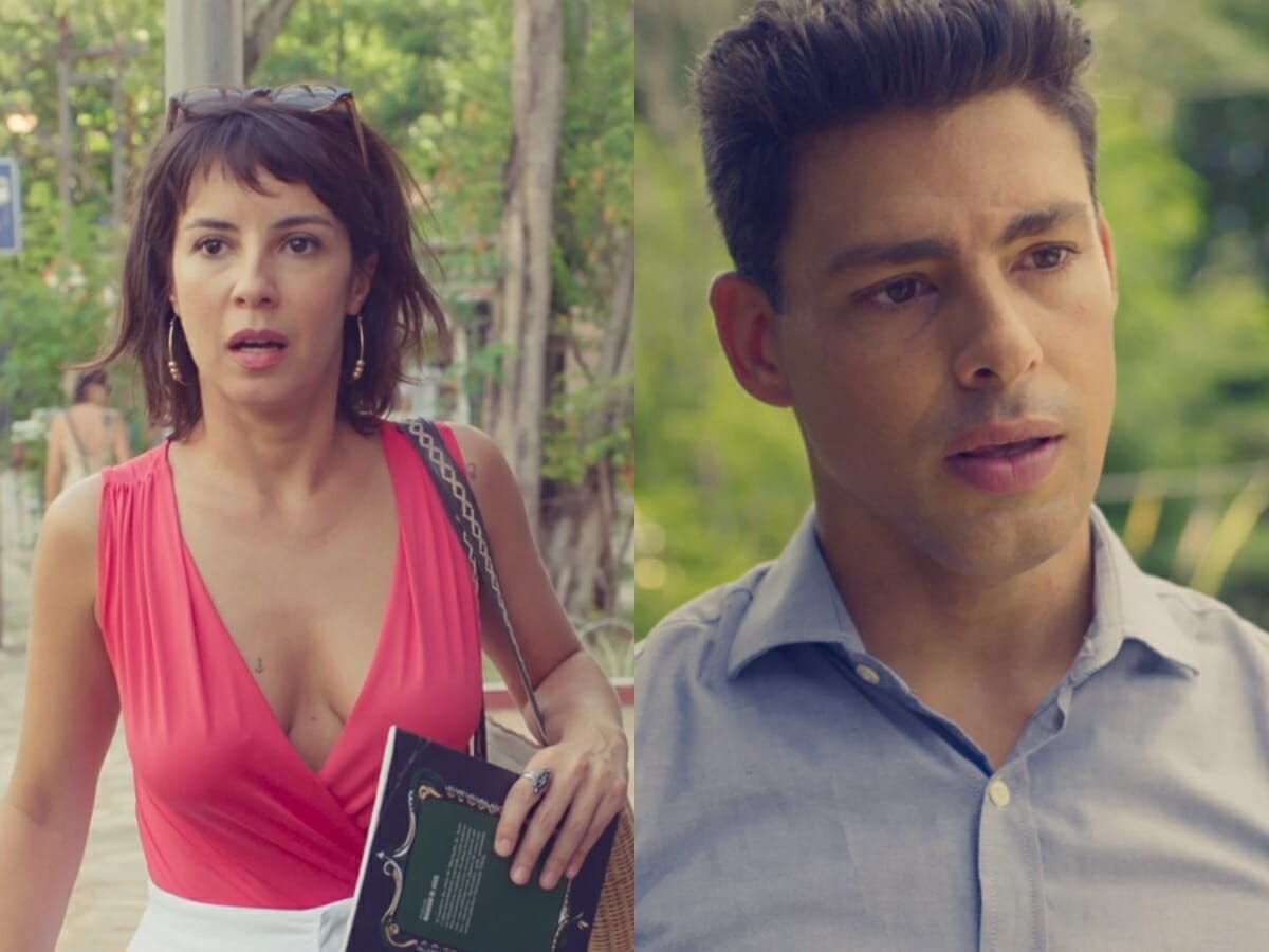 Lara (Andréia Horta) e Christian (Cauã Reymond) de Um Lugar ao Sol