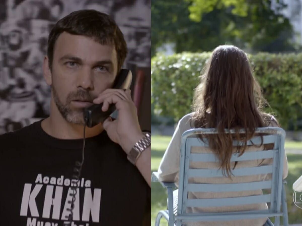 Lobão (Marcelo Faria) e Nat (Maria Joana) de Malhação Sonhos