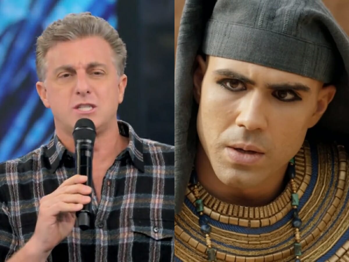 Luciano Huck no Domingão com Huck e José (Juliano Laham) de Gênesis
