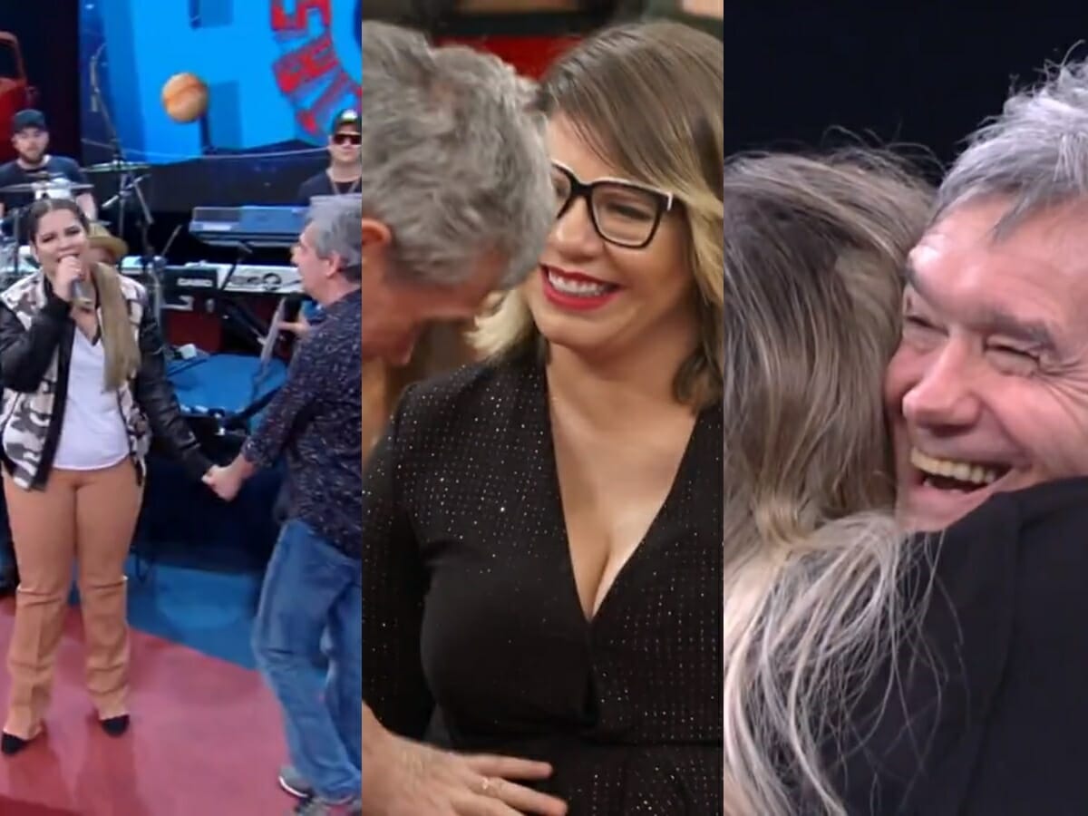 Marília Mendonça e Serginho Groisman no Altas Horas