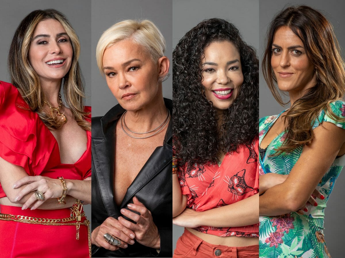 Paula (Giovanna Antonelli), Carmen (Julia Lemmertz), Jandira (Micheli Machado) e Odete (Luciana Paes) em Quanto Mais Vida, Melhor! (Divulgação Globo)