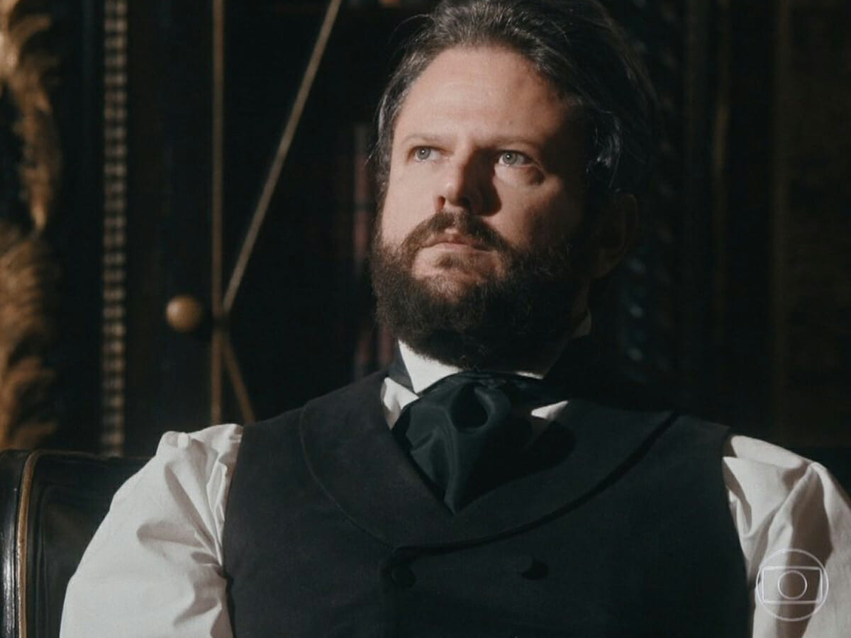 Pedro II (Selton Mello) em Nos Tempos do Imperador