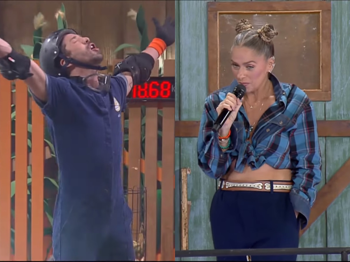 Rico Melquiades e Adriane Galisteu em A Fazenda 13