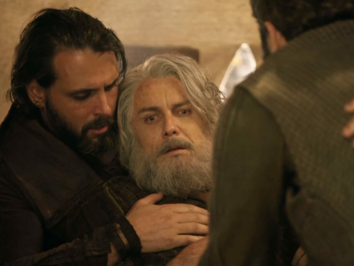 Rúben (Felipe Cunha) e Jacó (Petrônio Gontijo) de Gênesis