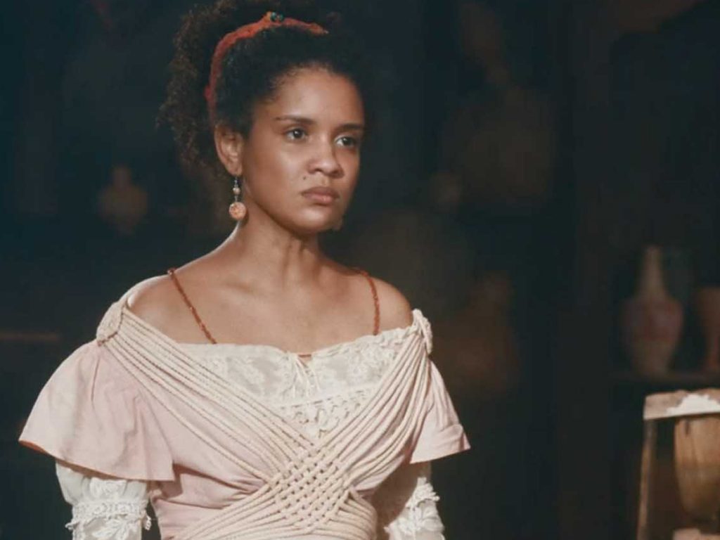 Zayla (Heslaine Vieira) em Nos Tempos do Imperador