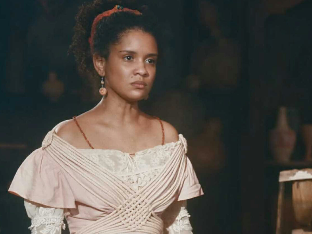 Zayla (Heslaine Vieira) em Nos Tempos do Imperador
