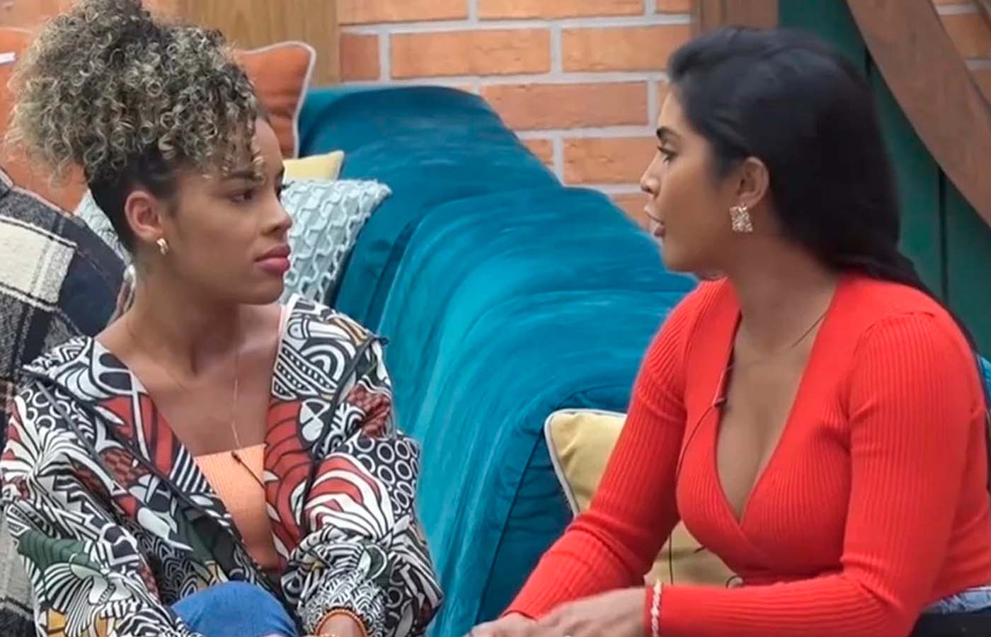 Sthefane Matos e Mileide Mihaile em A Fazenda 13