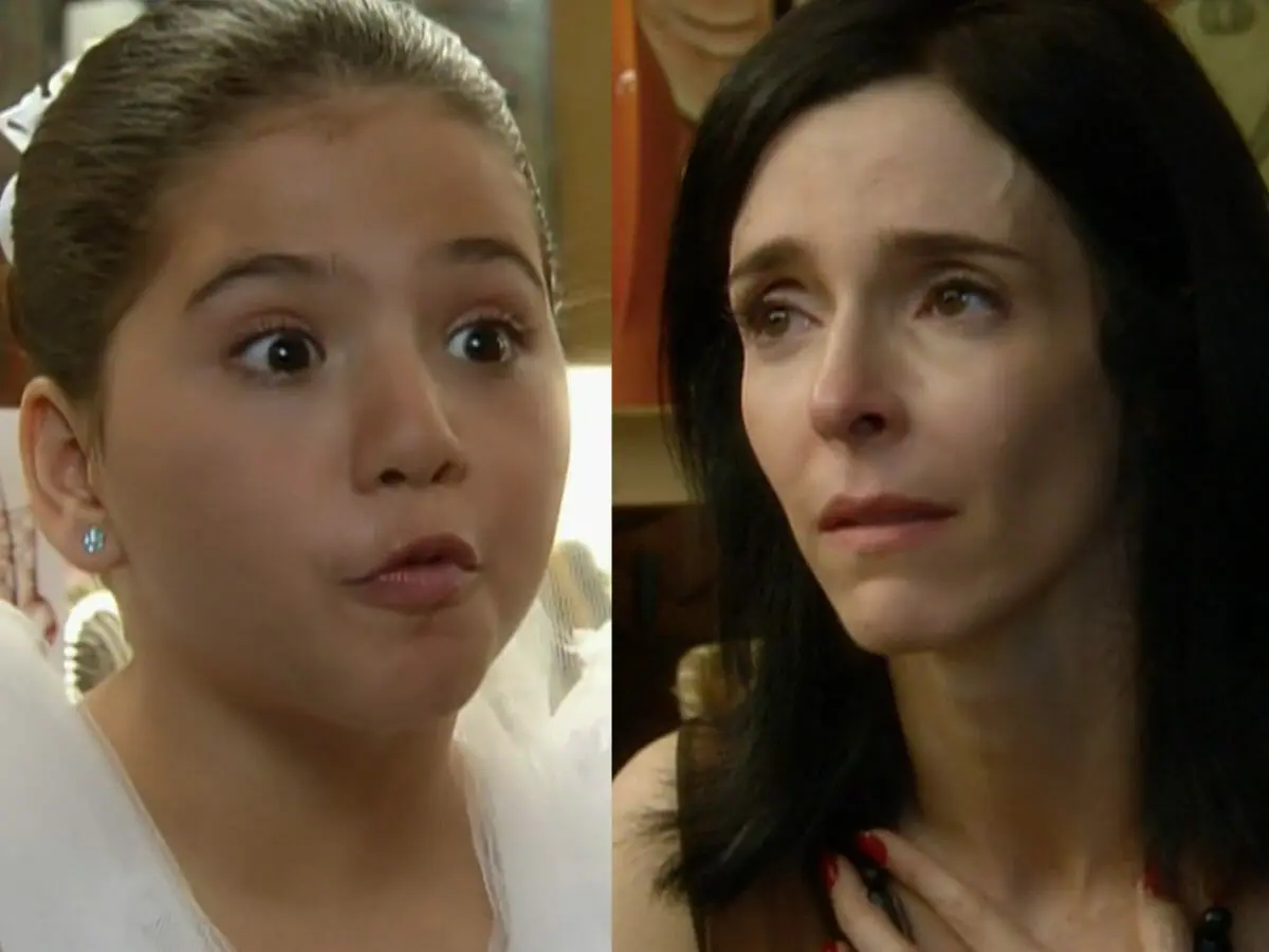 Giselle (Rachel de Queiroz) e Anna (Deborah Evelyn) em Páginas da Vida (Reprodução/Globo)