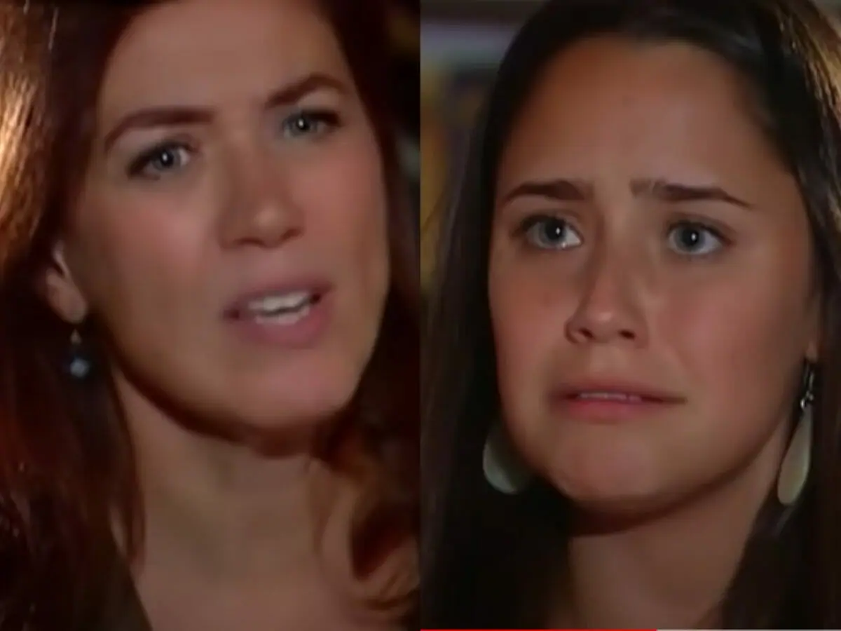 Marta (Lilia Cabral) e Nanda (Fernanda Vasconcellos) em Páginas da Vida (Reprodução/Globo)
