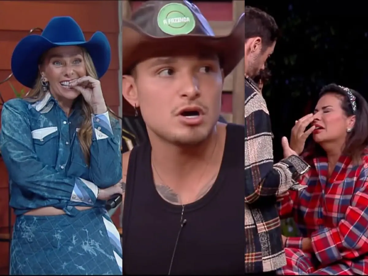 Adriane Galisteu, MC Gui e Solange Gomes em A Fazenda 13