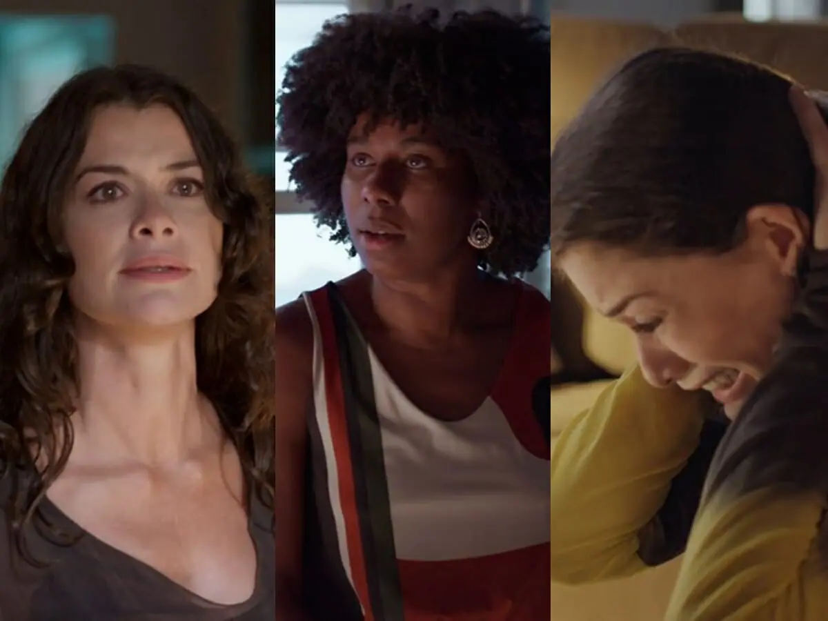 Bárbara (Alinne Moraes) e Janine (Indira Nascimento) de Um Lugar ao Sol