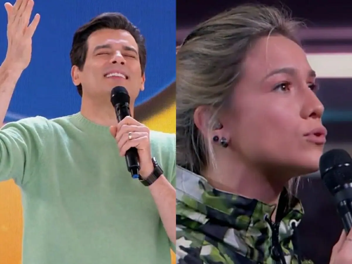 Celso Portiolli no Domingo Legal e Fernanda Gentil no Zig Zag Arena