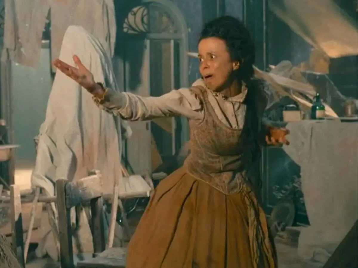 Clemência (Dani Barros) em Nos Tempos do Imperador (Reprodução)