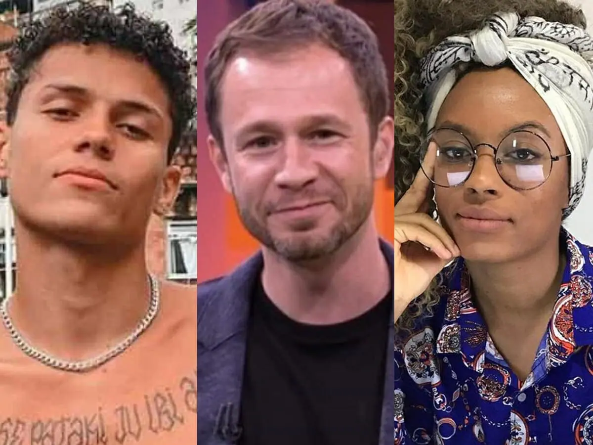 Danrley, Tiago Leifert e Lumena (Reprodução/Montagem Observatório da TV)