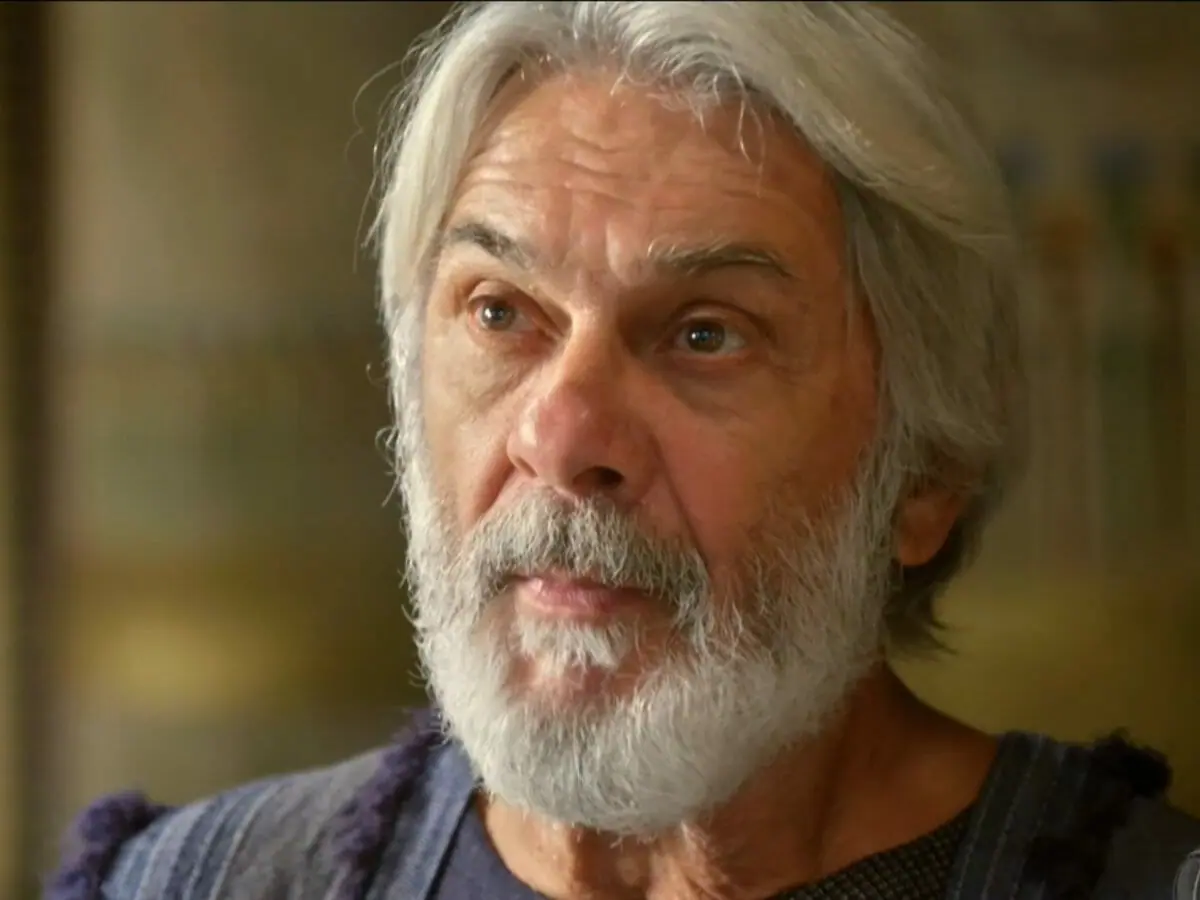 Abrão (Zé Carlos Machado) em A Bíblia (Reprodução/Record TV)