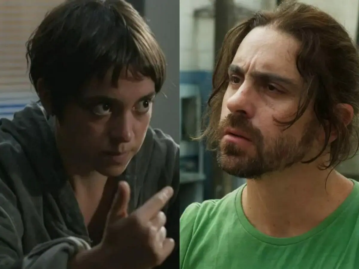 Cora (Valentina Bandeira) e Roni (Felipe Abib) em Quanto Mais Vida, Melhor! (Reprodução/Globo)