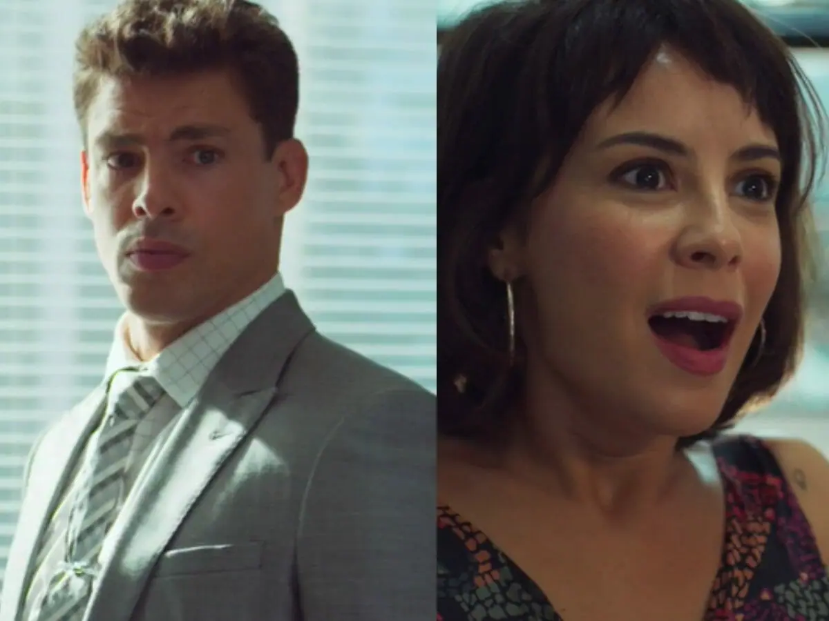 Christian (Cauã Reymond) e Lara (Andréia Horta) em Um Lugar ao Sol (Reprodução/Globo)
