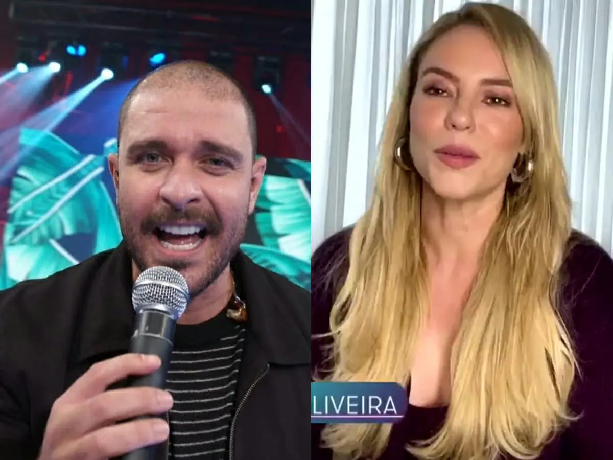 Diogo Nogueira e Paolla Oliveira no Altas Horas