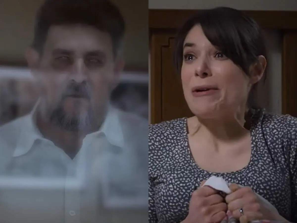 Fantasma de Domingos e Gina (Dany Perea) em Te Dou a Vida (Reprodução)