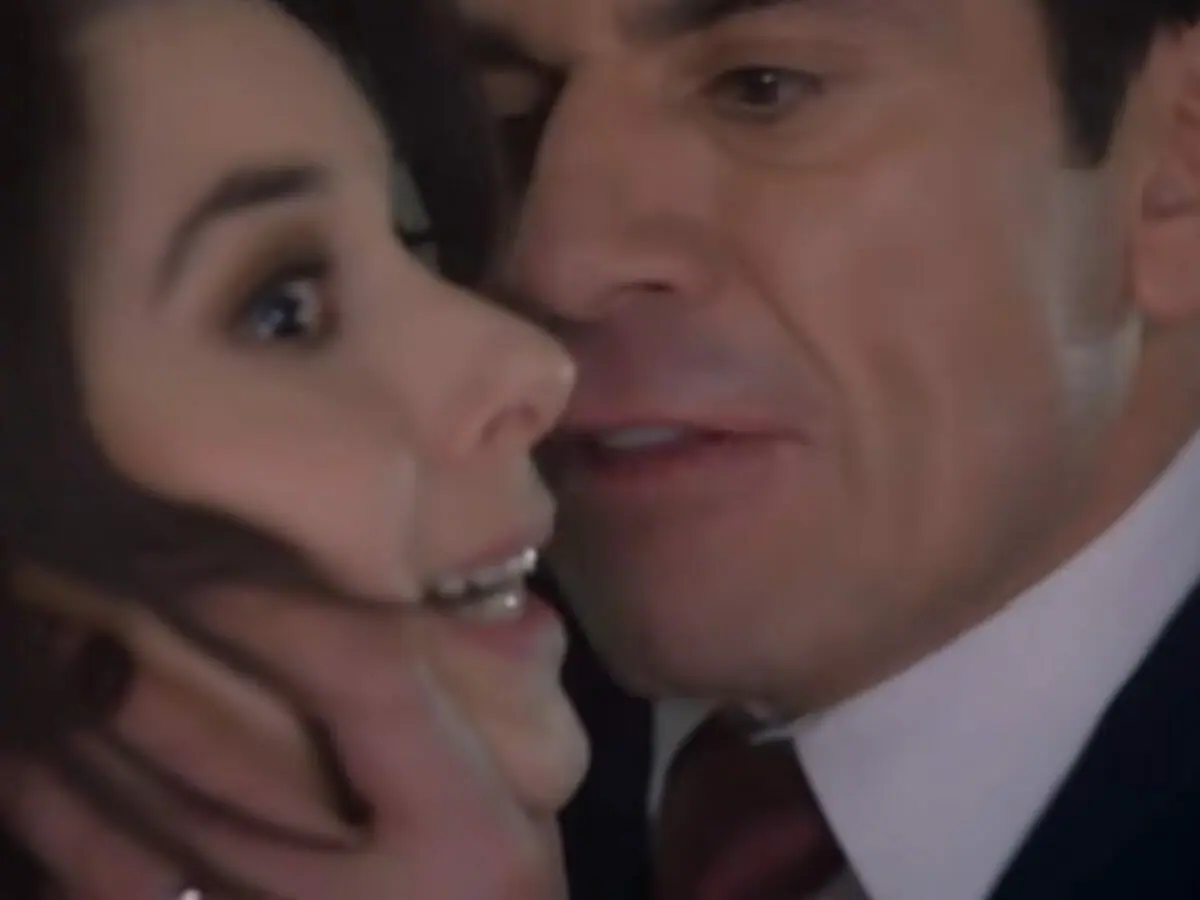 Gina (Dany Perea) e Ernesto (Jorge Salinas) em Te Dou a Vida (Reprodução)