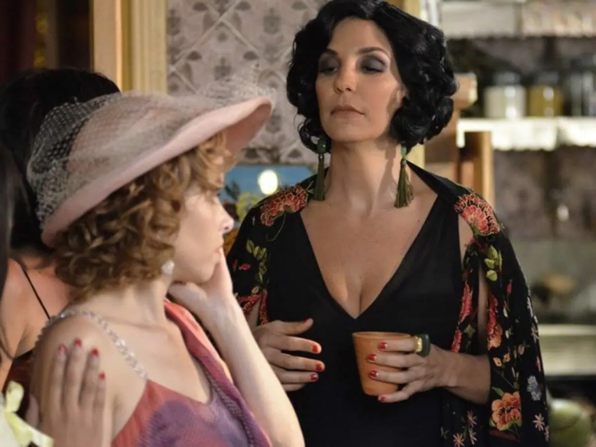 Ivete Sangalo e Leona Cavalli na novela Gabriela (Reprodução)