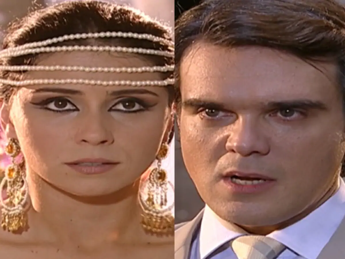 Jade (Giovanna Antonelli) e Said (Dalton Vigh) em O Clone