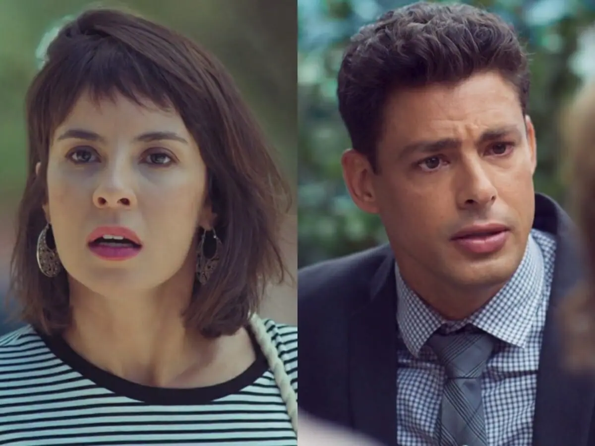 Lara (Andréia Horta) e Christian (Cauã Reymond) de Um Lugar ao Sol
