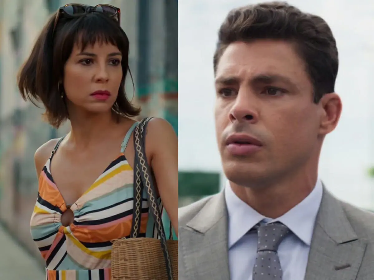Lara (Andréia Horta) e Christian (Cauã Reymond) em Um Lugar ao Sol