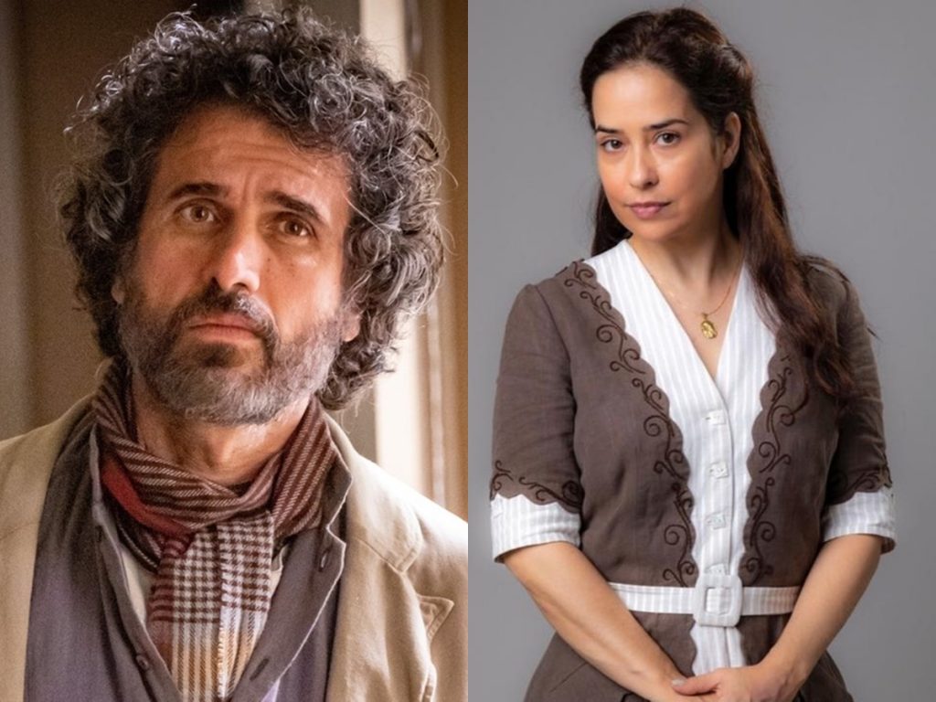 Le&ocirc;nidas (Eriberto Le&atilde;o) e Helo&iacute;sa (Paloma Duarte) de Al&eacute;m da Ilus&atilde;o