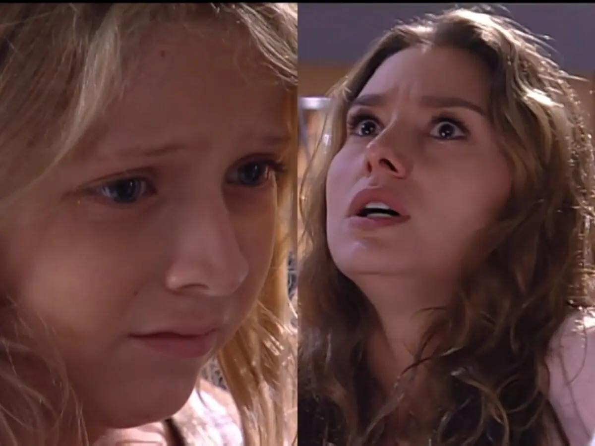 Nininha (Júlia Maggessi) e Clarice (Lavínia Vlasak) de Prova de Amor