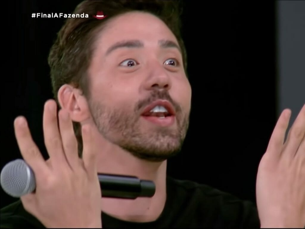 Rico Melquiades na final de A Fazenda 13