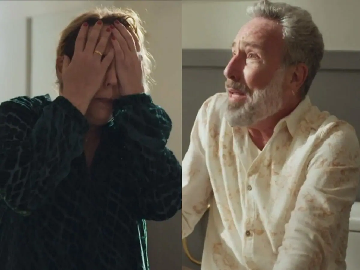 Elenice (Ana Beatriz Nogueira) e Alípio (Isio Ghelman) em Um Lugar ao Sol