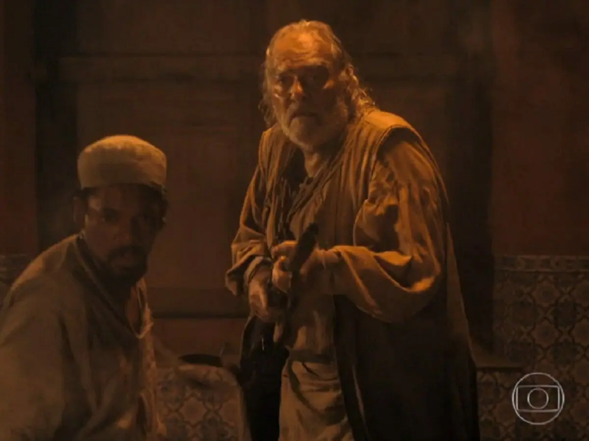 Samuel (Michel Gomes) e Salustiano (Alexandre Zachia) Nos Tempos do Imperador
