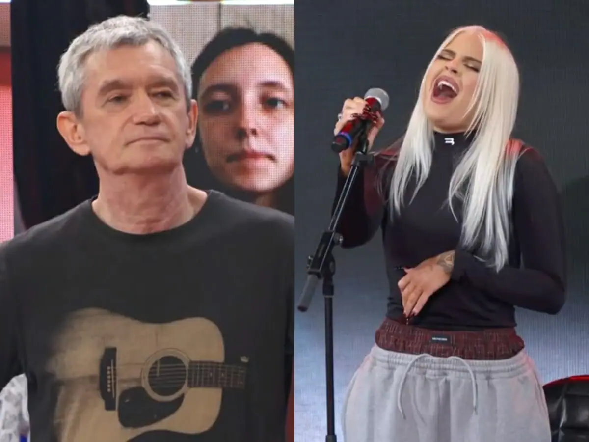 Serginho Groisman e Luísa Sonza no Altas Horas