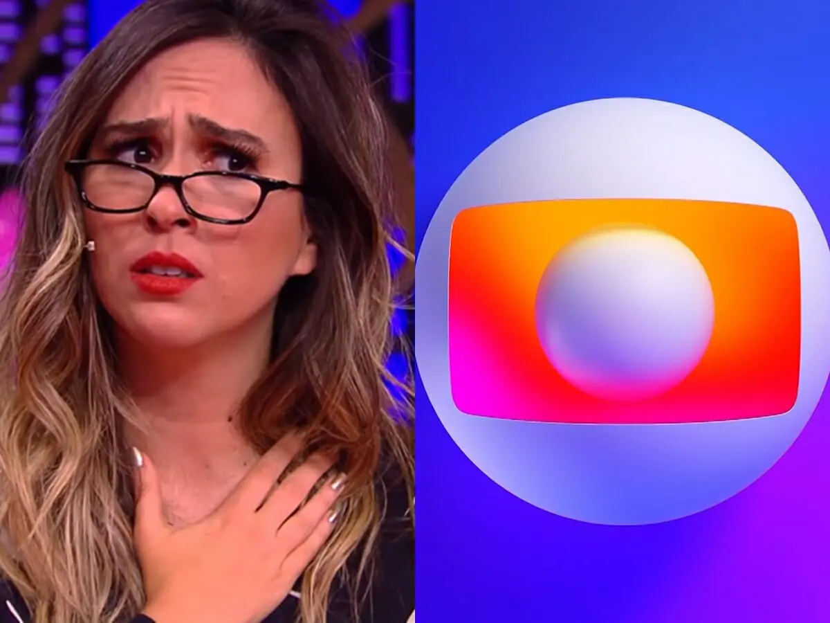 Tatá Werneck brinca como a nova marca da Globo (Reprodução: Multishow/Globo)