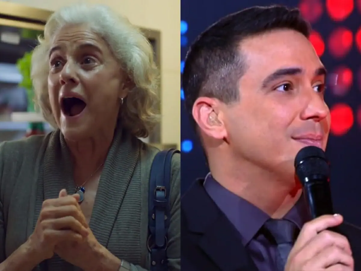 Vó Noca (Marieta Severo) de Um Lugar ao Sol e André Marques no The Voice Brasil