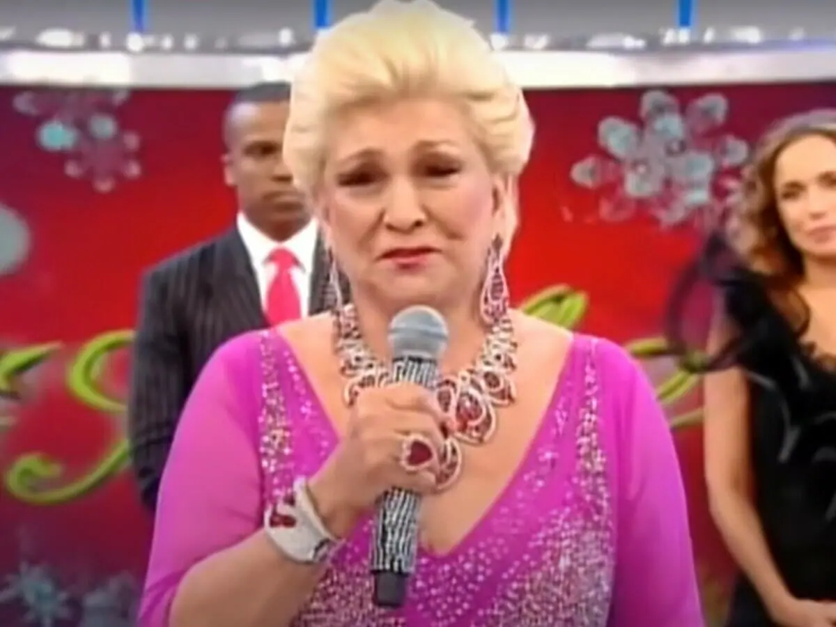 Hebe Camargo em seu último programa no SBT