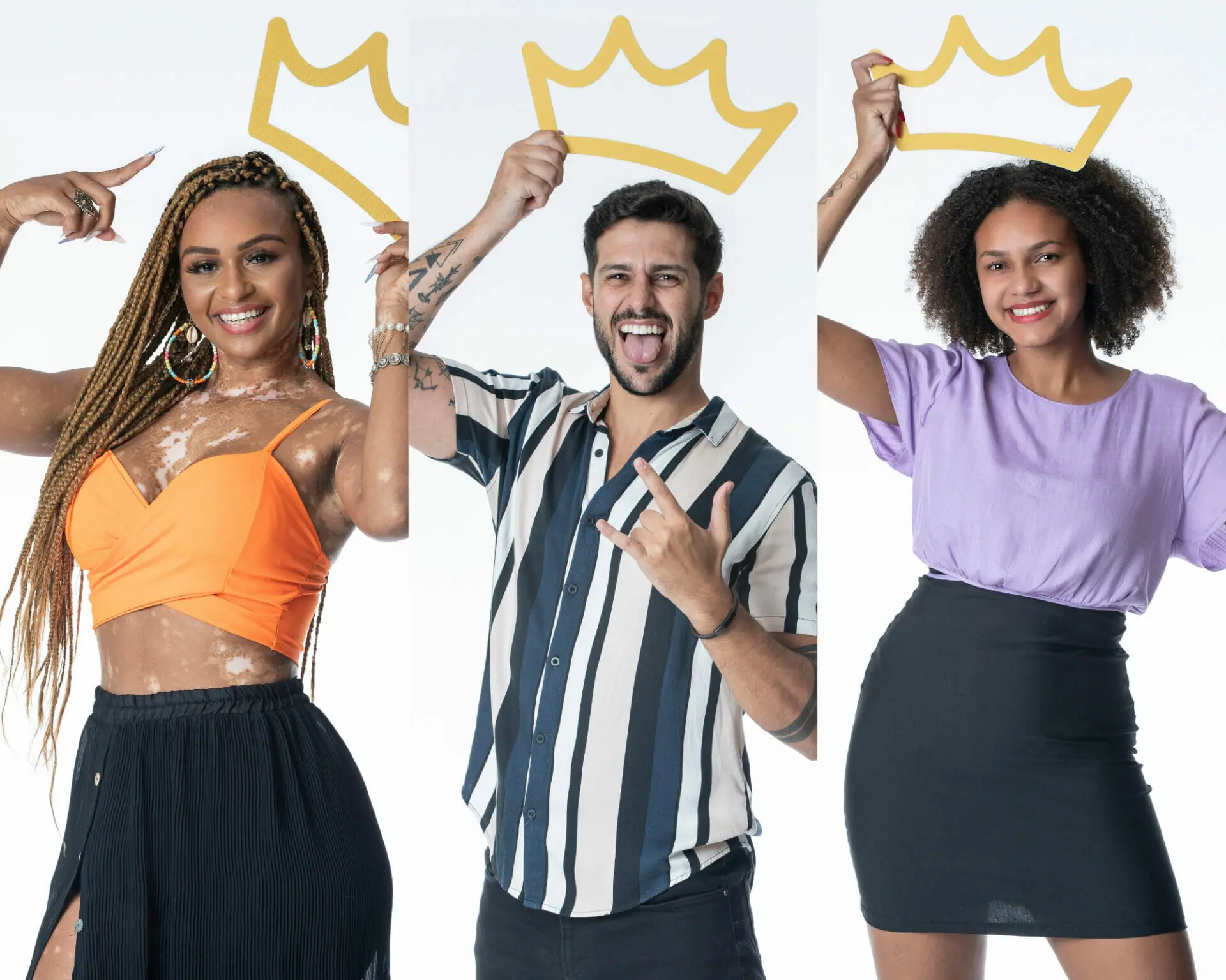 Natália, Rodrigo e Jessilane participantes do BBB 22 (Divulgação)