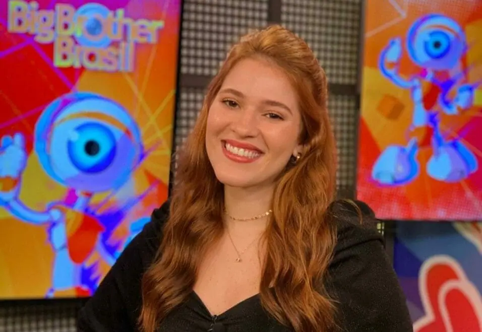 Ana Clara Lima nos bastidores da TV Globo (Divulgação/TV Globo)