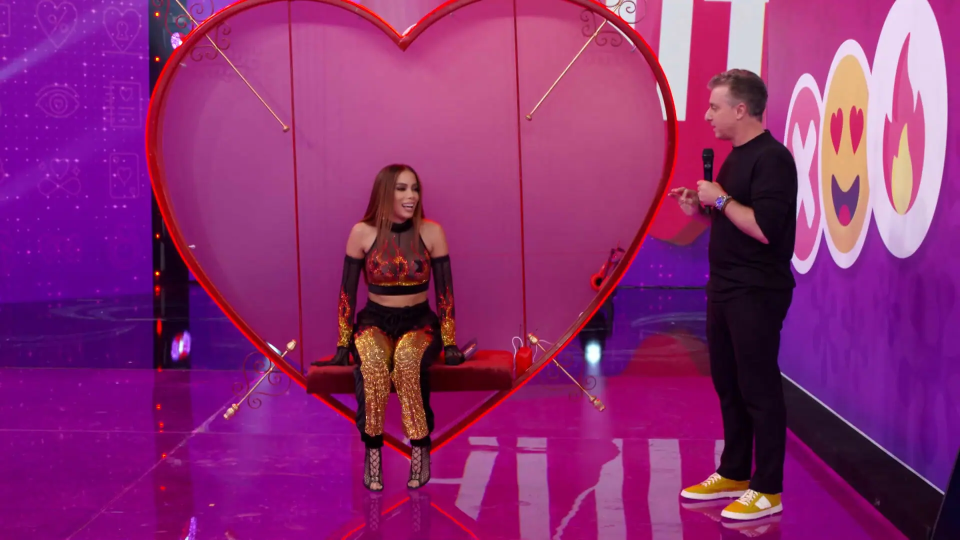 Anitta no Domingão com Huck (Divulgação)