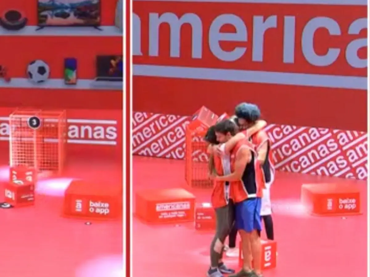 Brothers se abraçam depois da Prova de Imunidade