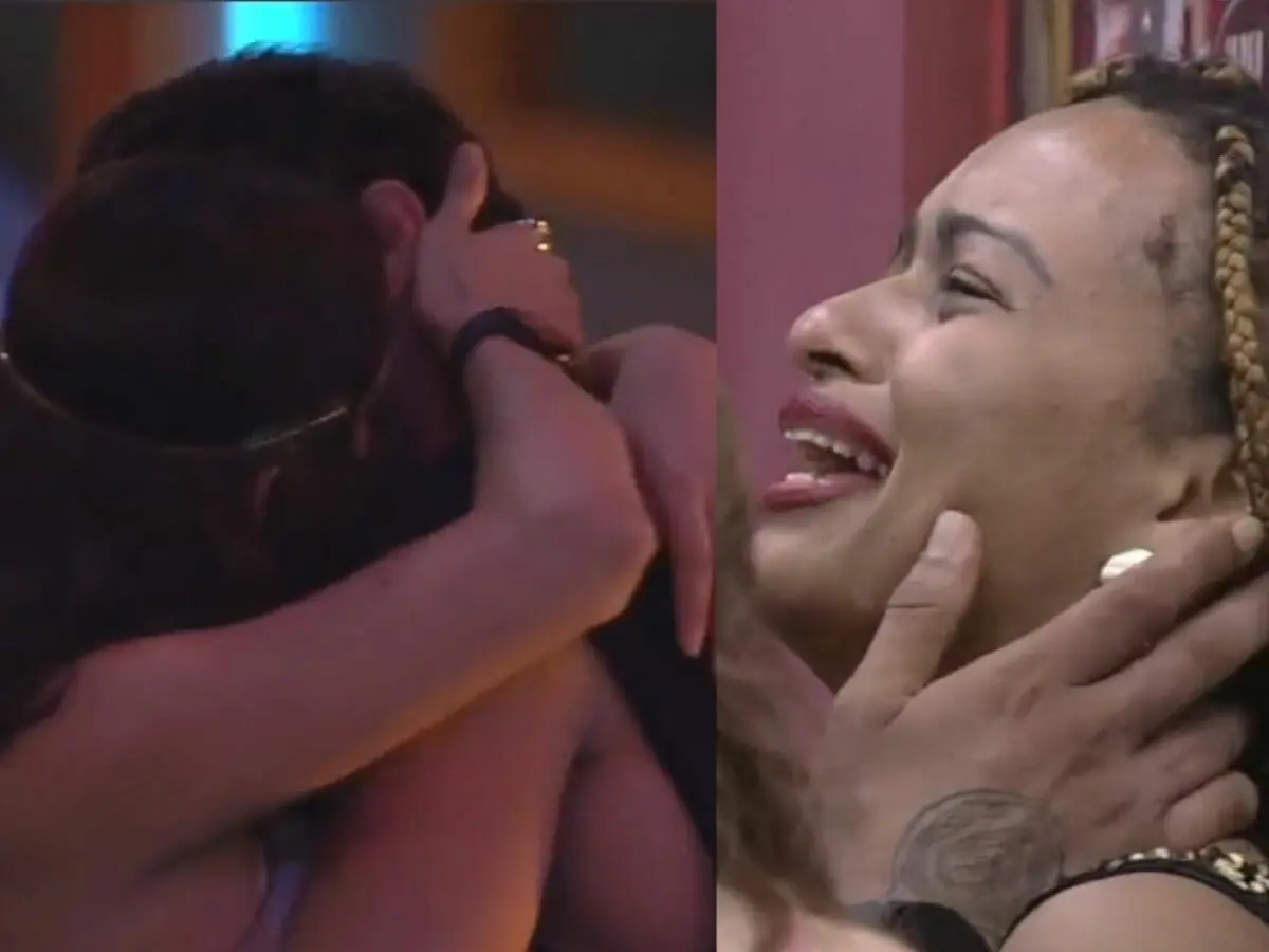 Eslovênia beija Lucas e Natalia surta BBB 22