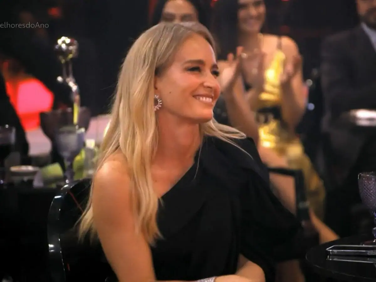 Angélica estava na plateia do Melhores do Ano, apresentado por Luciano Huck (Reprodução)
