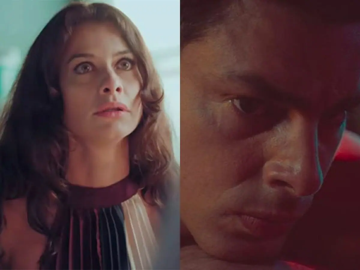 Bárbara (Alinne Moraes) e Christian (Cauã Reymond) de Um Lugar ao Sol