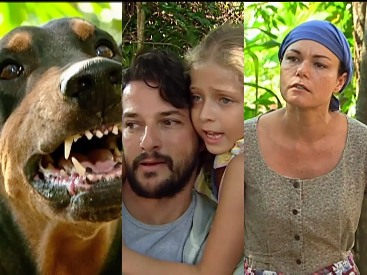 Daniel (Marcelo Serrado) e Nininha (Júlia Maggessi) de Prova de Amor