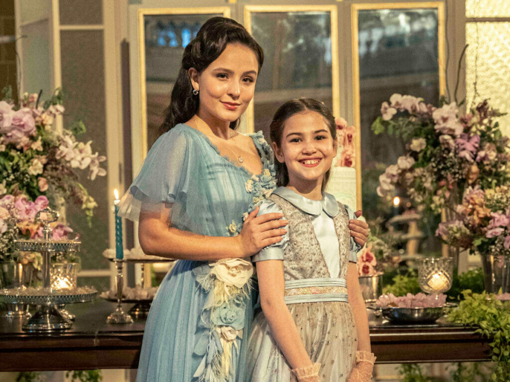 Larissa Manoela e Sofia Budke (Mauricio Fidalgo/Globo)
