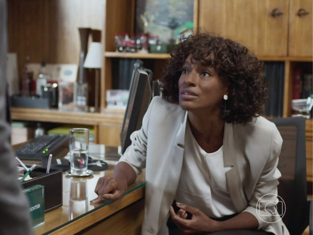 Ruth (Pathy Dejesus) em Um Lugar ao Sol (Reprodução/Globo)